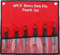 Набор выколоток с протектором для слесарных работ, 6 предм. KA-4376 